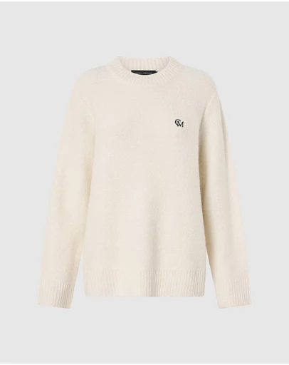 C&M CAMILLA AND MARC - Atlas Knit Sweater With Embroidery