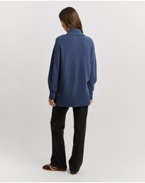 Toorallie - Relaxed Longline Zip Polo