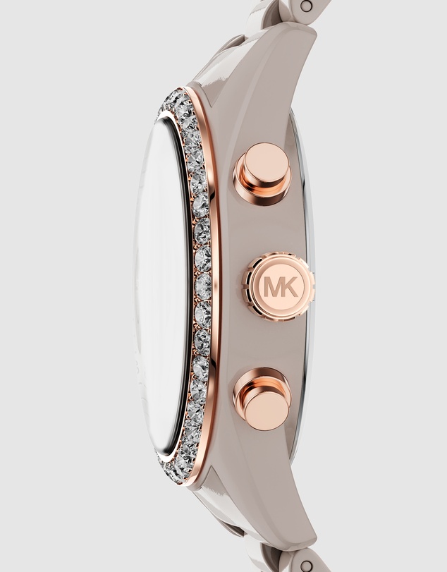 Michael Kors - Lexington Nude Chronograph Watch