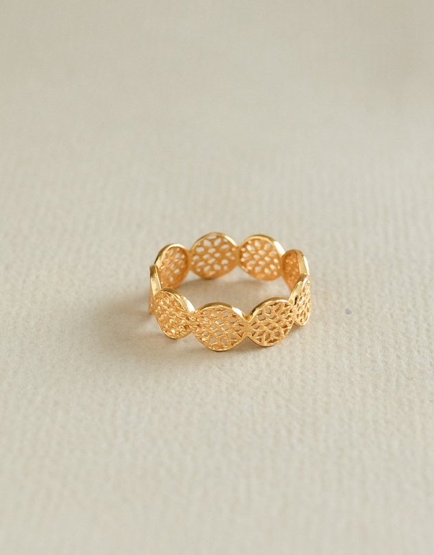 Meshca - Honeycomb Ring