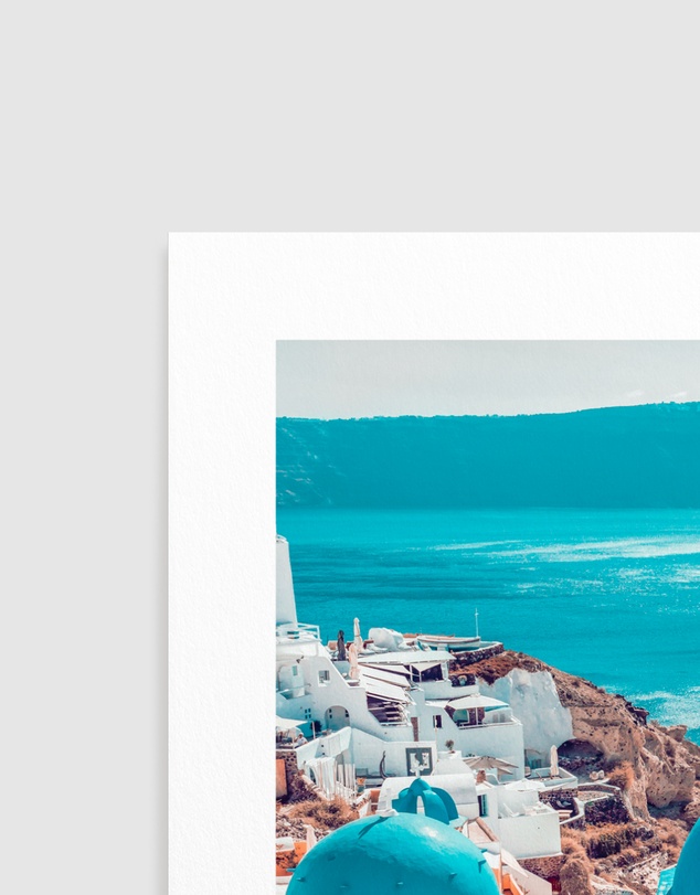 Olive et Oriel - Santorini Sunrise Art Print