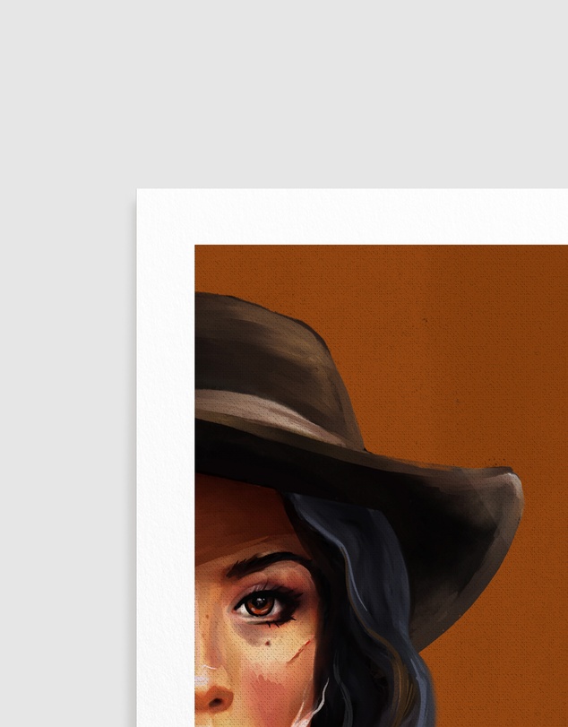 Olive et Oriel - Don'T Call Me Honey Badass Western Cowgirl by The Whiskey Ginger Art Print