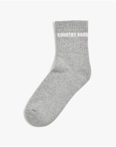 Country Road - Australian Cotton Blend Cr Sport Quarter Crew Sock