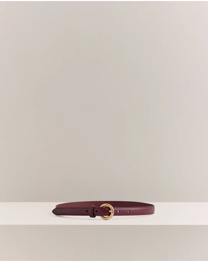 Trenery - Isera Belt in Red Mahogany