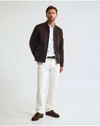 Oxford - Hamish Wool Blend Bomber Jacket