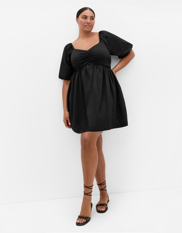 City Chic - Minna Babydoll Mini Dress