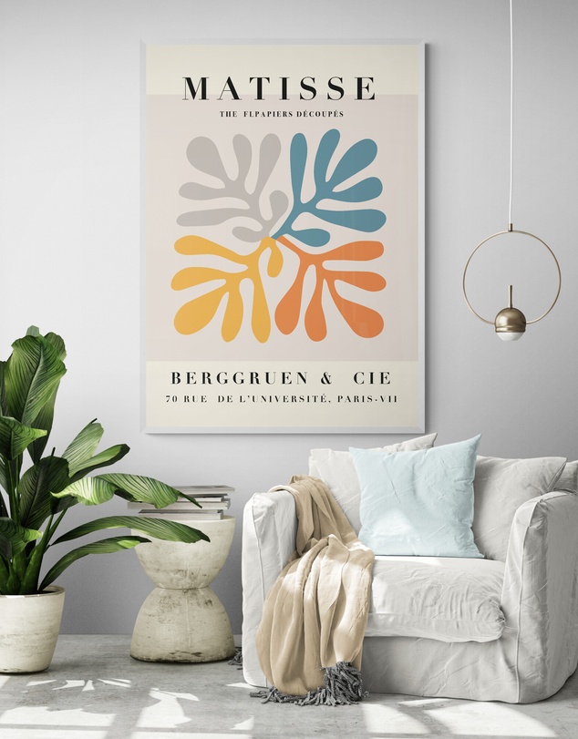 Inka Arthouse - Coral Coupes by Henri Matisse Art Print