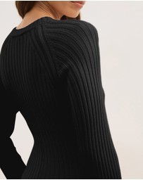 Atmos&Here - Avery Rib Knit Maxi Dress