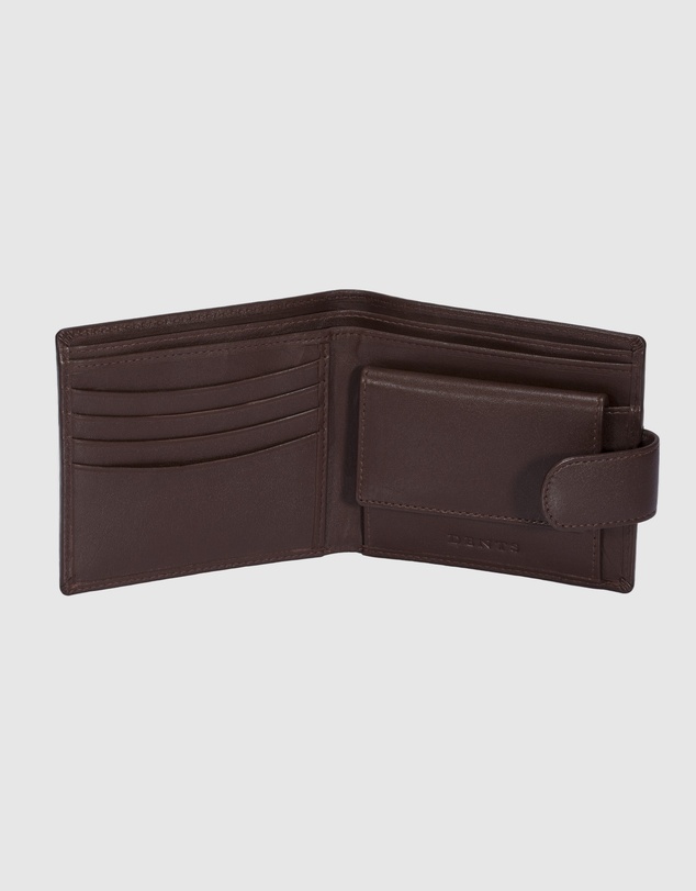DENTS - Nappa Leather Billfold Coin Wallet with RFID Protection