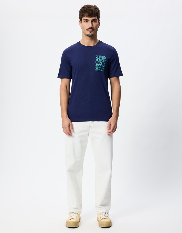 Scotch & Soda - Regular Fit Left Chest Logo T-Shirt