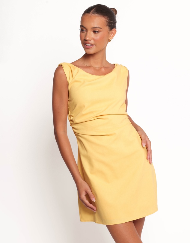 Petal & Pup - Cielo Mini Dress - Butter Yellow