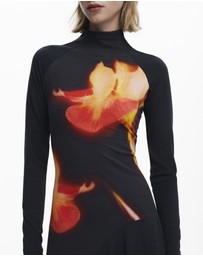 Desigual - Asymmetric fitted dress