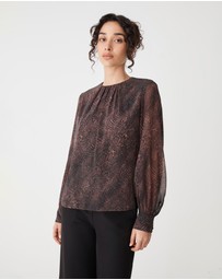 Forcast - Sonia Gathered Neck Top