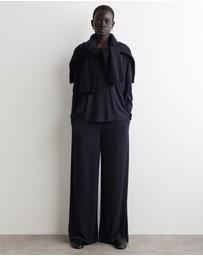 COS - Fluid Jersey Long-Sleeve Top