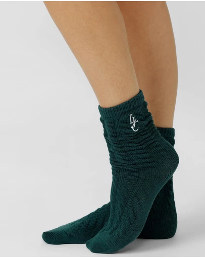 Lorna Jane - It Girl Pilates Grip Scrunch Socks