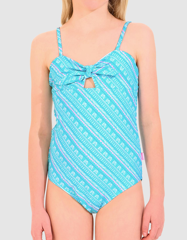 Seafolly - Drift Club Stripe One Piece - Teens