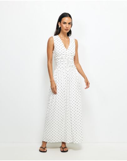 White & Black Polka Dot