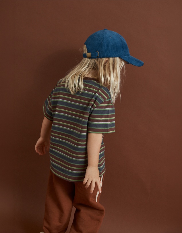 Rhythm - Adventure Stripe SS T-Shirt - Kids