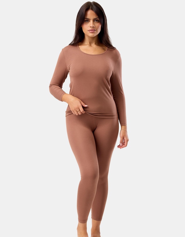 Hush Hush - Modal Thermal Long Sleeve Top