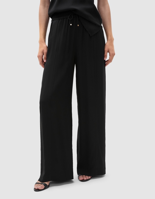 Seed Heritage - Satin Back Wide Leg Pant