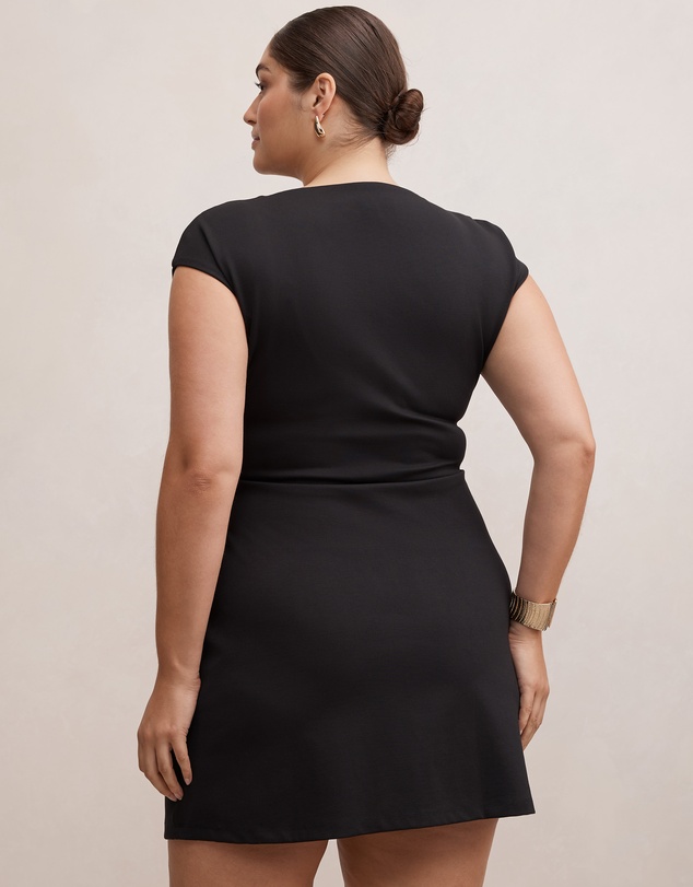 Forever New Curve - Carly Curve Sleeveless Tuck Mini Dress