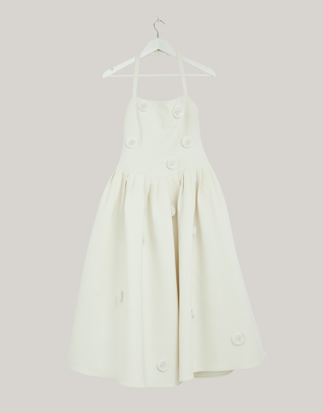 Revibe - Repaired BY JOHNNY. Anita Spot Halter Dress - AU 10