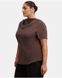 Forever New Curve - Jolie Curve High Neck Top