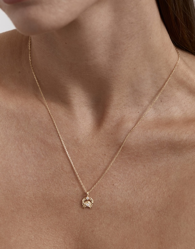 By Charlotte - You Are Magic Zodiac Necklace Cancer