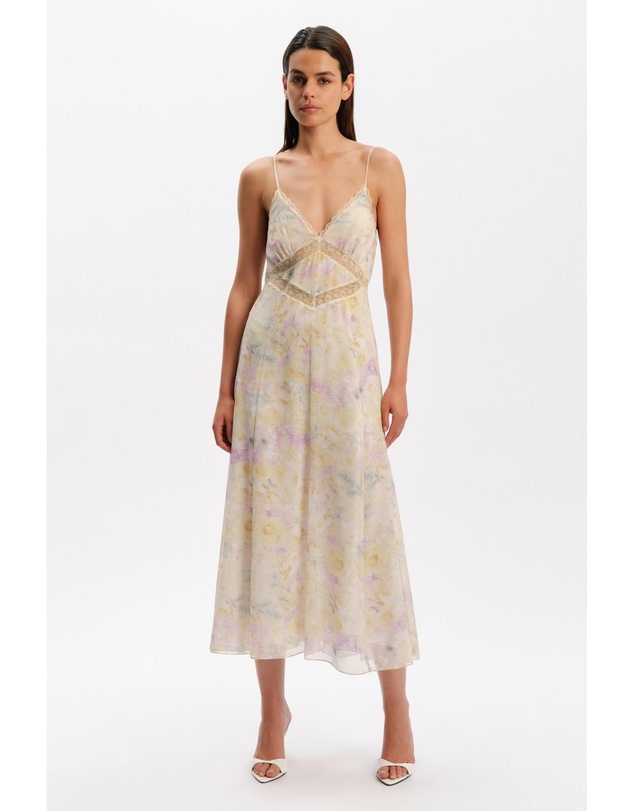 Bardot - Livia Lace Detail Midi Dress