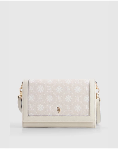 Laura Jones - Jacquard Flap Crossbody Bag
