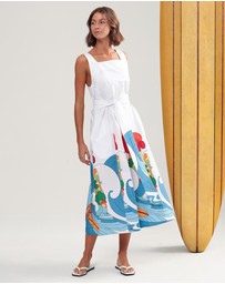 Binny - Hang Ten Midi Dress