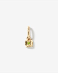 Michael Hill - Round Green Peridot Birthstone Pendant in 10kt Yellow Gold
