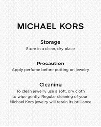 Michael Kors - Premium Silver tone Ring