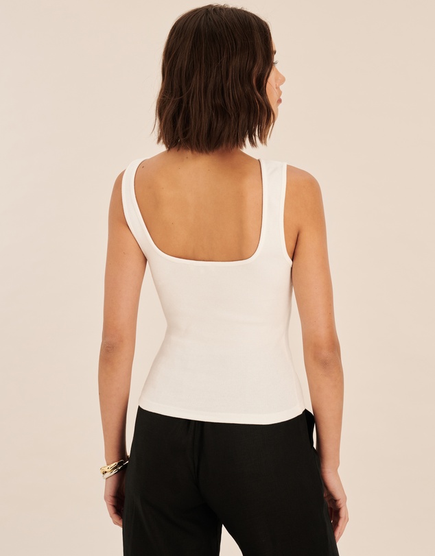 AERE - Organic Cotton Boat Neck Tank