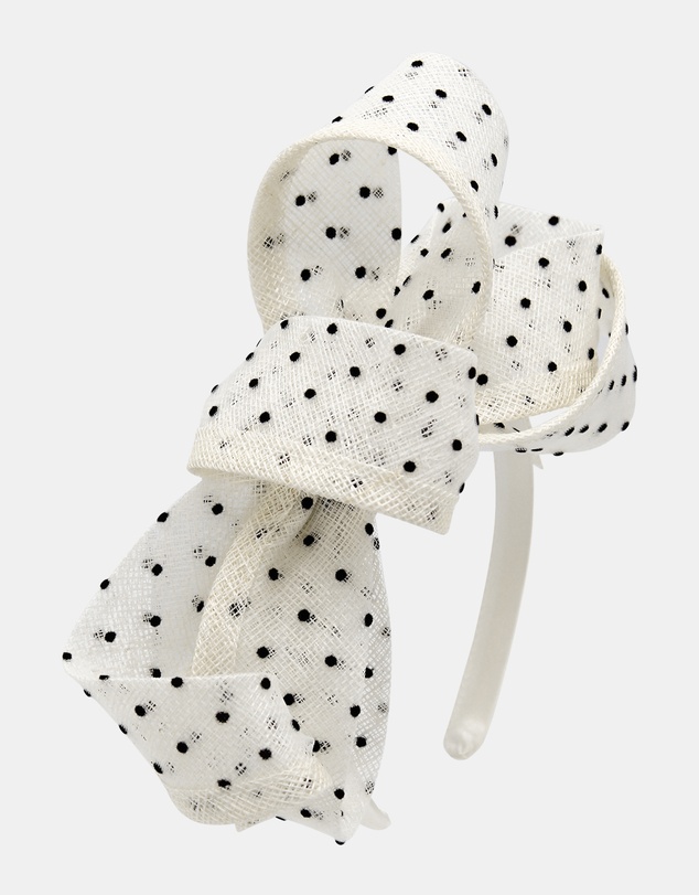 Morgan & Taylor - Sadie Fascinator in Ivory White