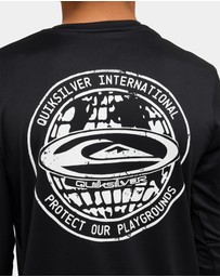 Quiksilver - Boys 8 to 16 Long Sleeve Surf Shirt