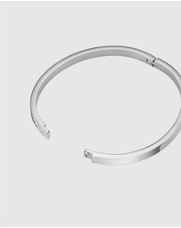 Rosefield - Crystal Silver-Tone Bangle
