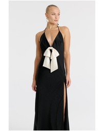 Bardot - Lavina Bow Halter Dress