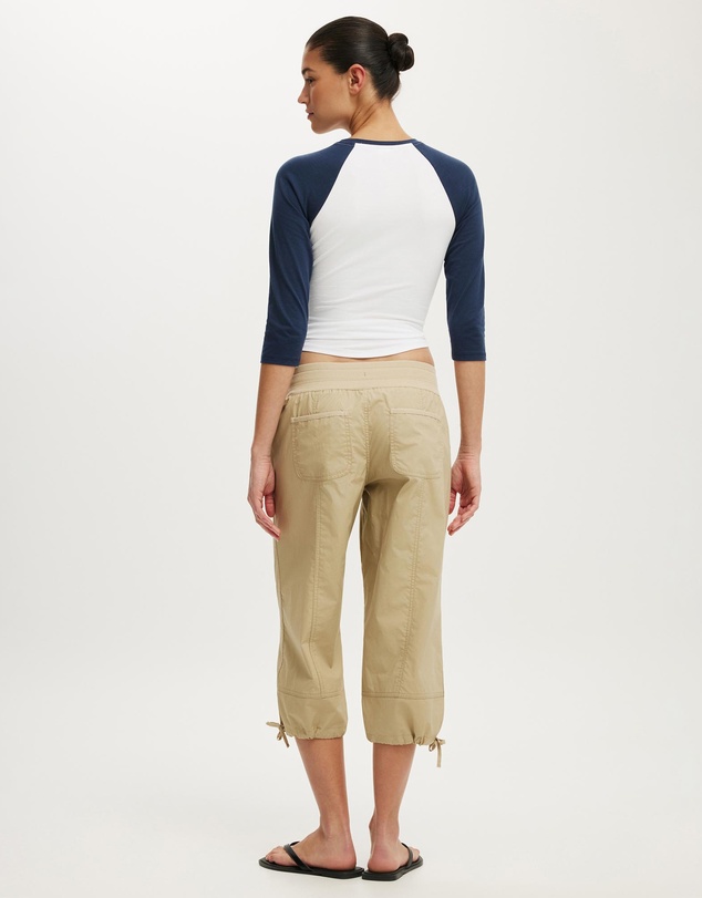 Cotton On - Utility Rib Waist Capri