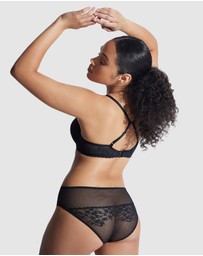 Natori - Cherry Blossom Convertible-to-Racerback Lace Plunge Bra