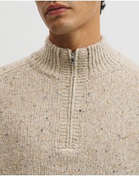 Country Road - Merino Nep Quarter Zip Knit