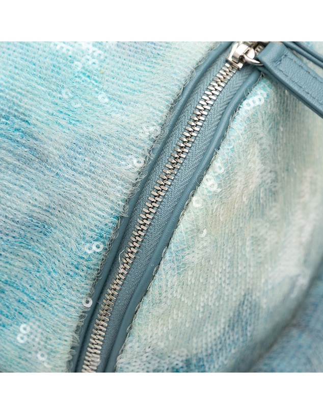 Pre-Loved by Azura Reborn - Pre-Loved Mini Sequins and Lambskin Waterfall Backpack