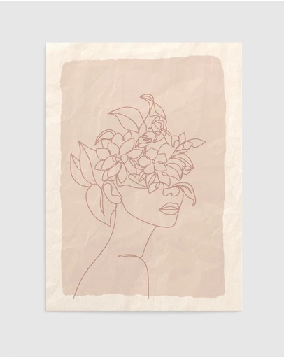Olive et Oriel - She Blooms I Art Print