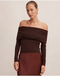 Forever New - Mariella Knitted Bardot Top