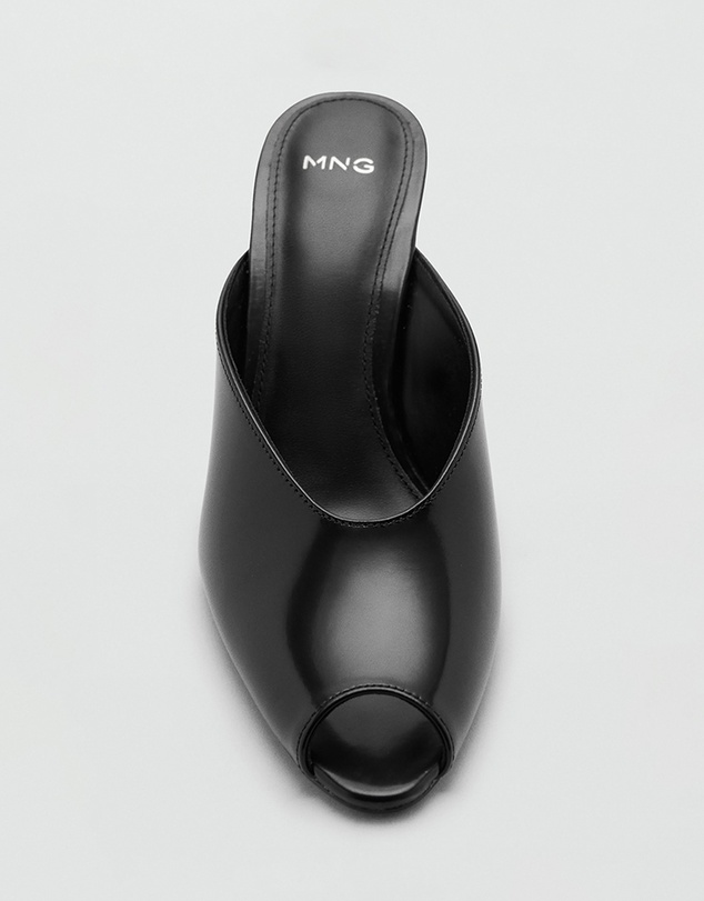 M.N.G - Leather Wedge Shoe