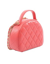 Pre-Loved by Azura Reborn - Pre-Loved CC Quilted Lambskin Chic Riviera Top Handle Vanity Case