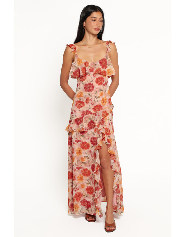 Petal & Pup - Keyla Maxi Dress - Red Floral