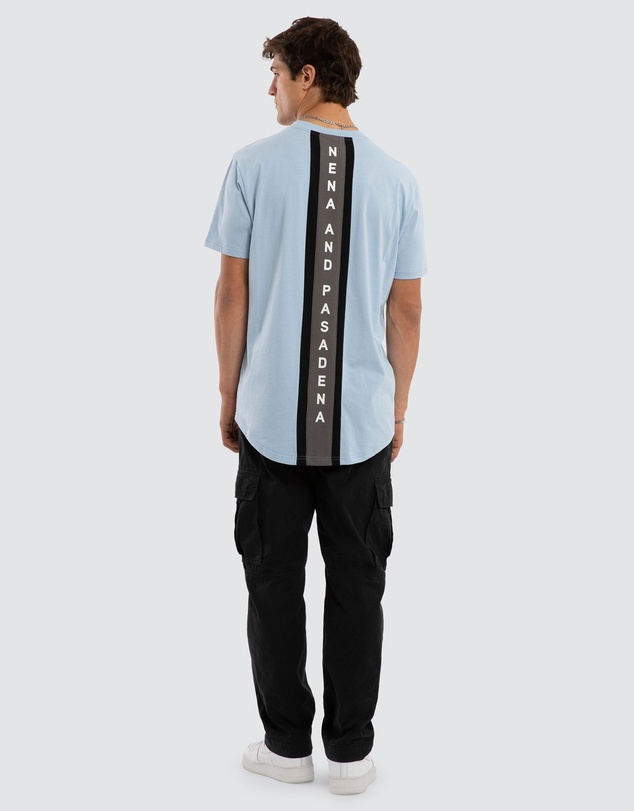 Nena & Pasadena - Linear Dual Curved Tee