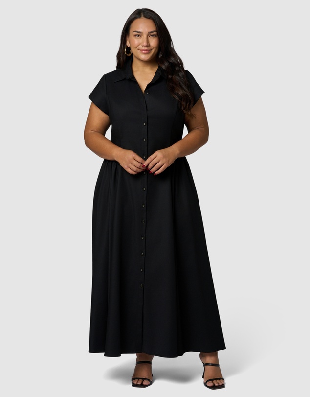 Something 4 Olivia - Clara Maxi Shirt Dress