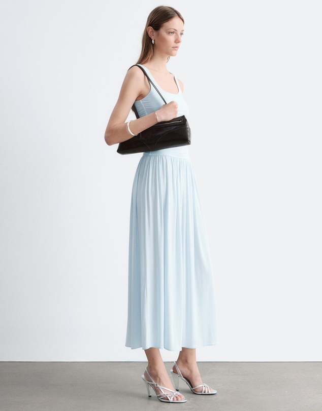 & Other Stories - Gathered Jersey Maxi Dress